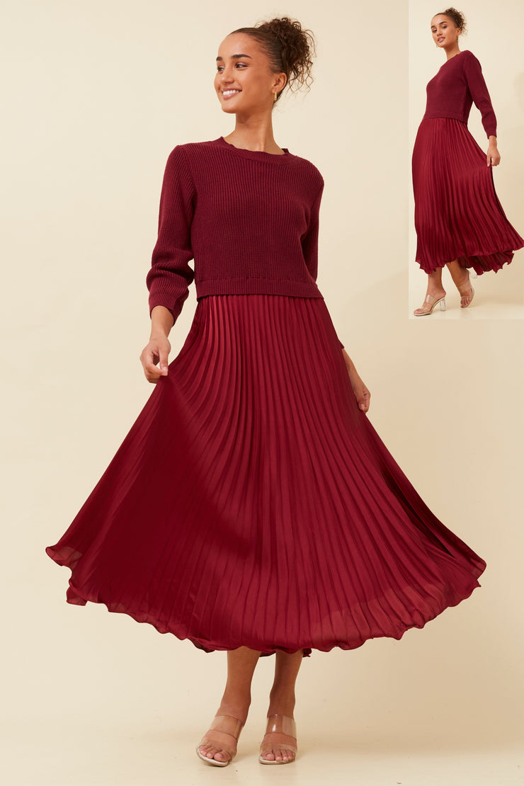 Raeleen Dress Rich Red