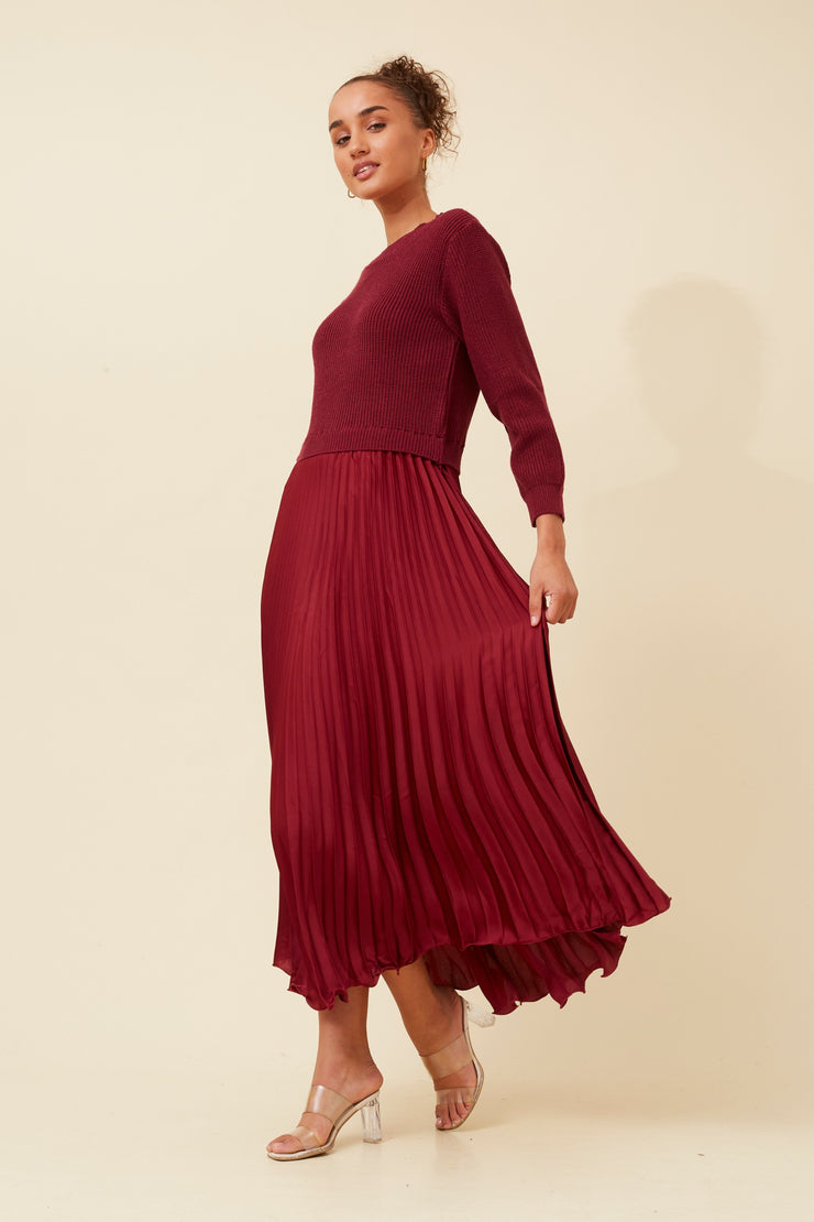 Raeleen Dress Rich Red