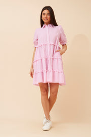 Jeanie Dress Pink Stripe