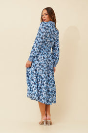 Luka  Dress Multi Blue