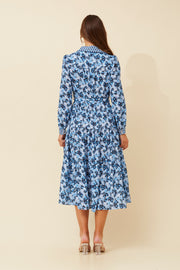 Luka  Dress Multi Blue