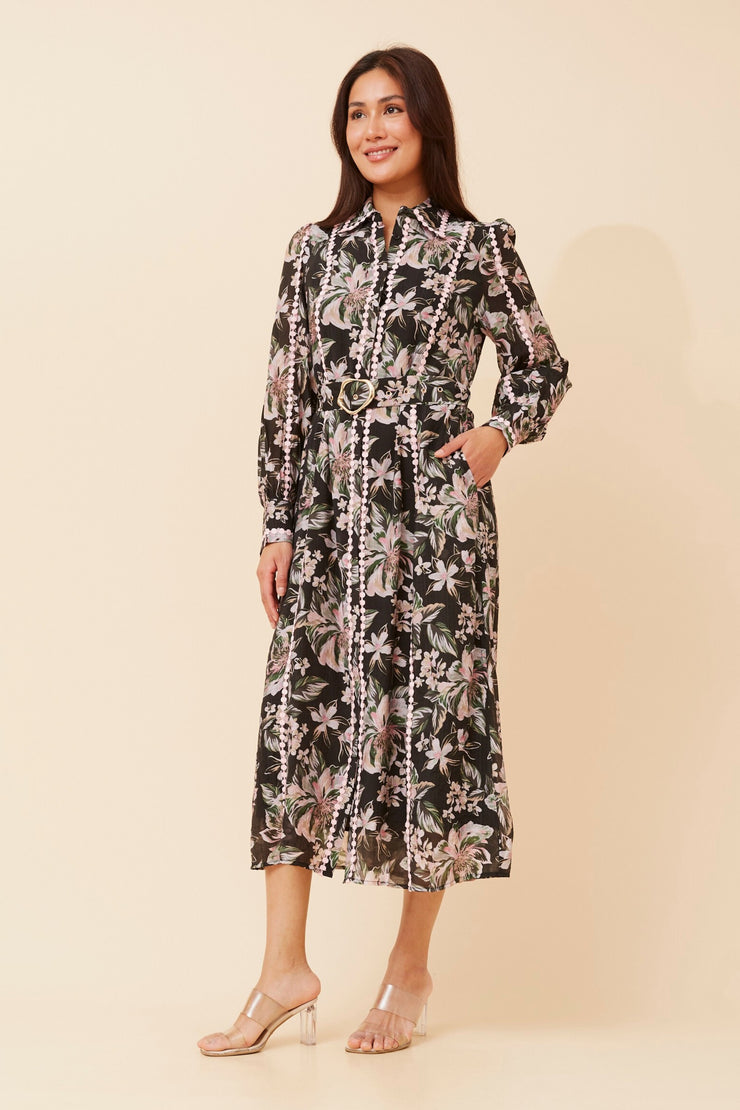 Jessica Dress Multi Pink