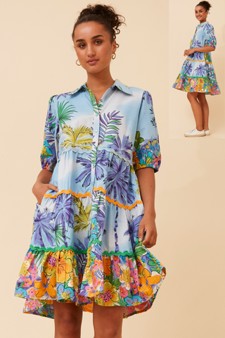 Jessianne Dress Sky Blue