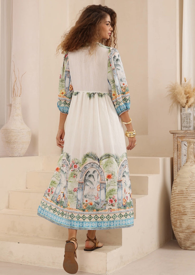 Deeanne Dress Multi Sage