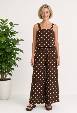 Darcey Jumpsuit Chocolate