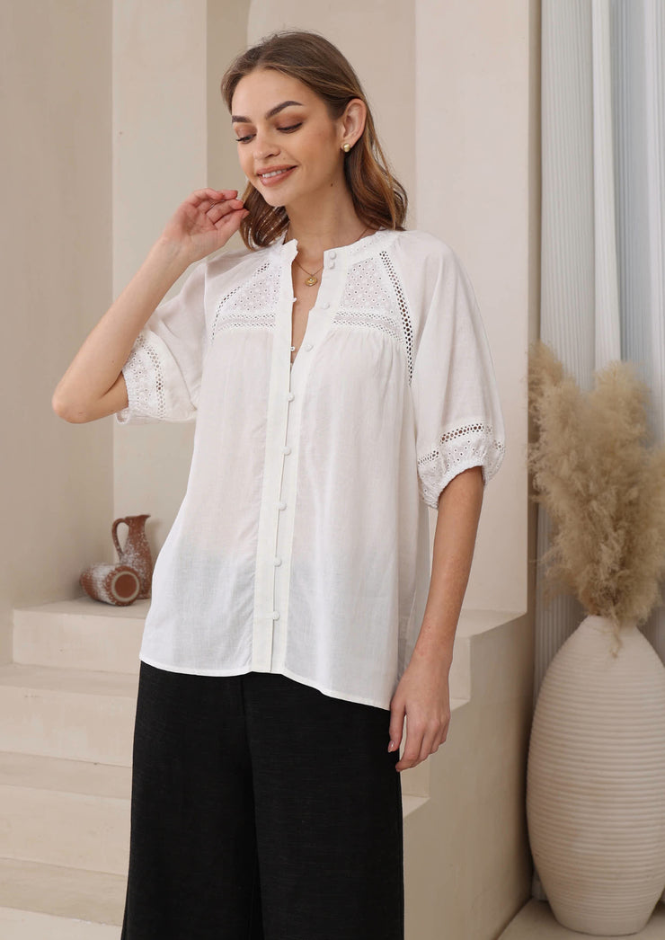 Lainey Top White