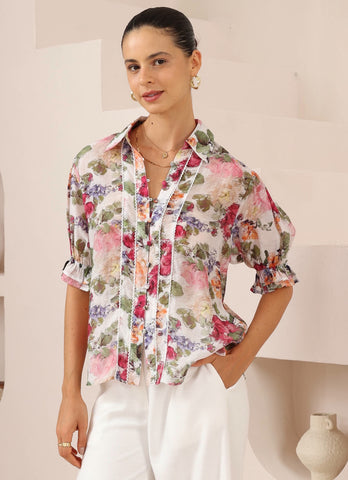 Kya Shirt Multi/pinks