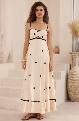 Courtney Dress Beige