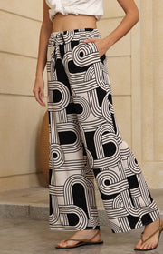 Maya Pants Black/White