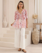 Holly Top Multi Pink