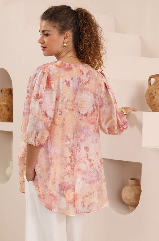 Amalie Top Multi Pink