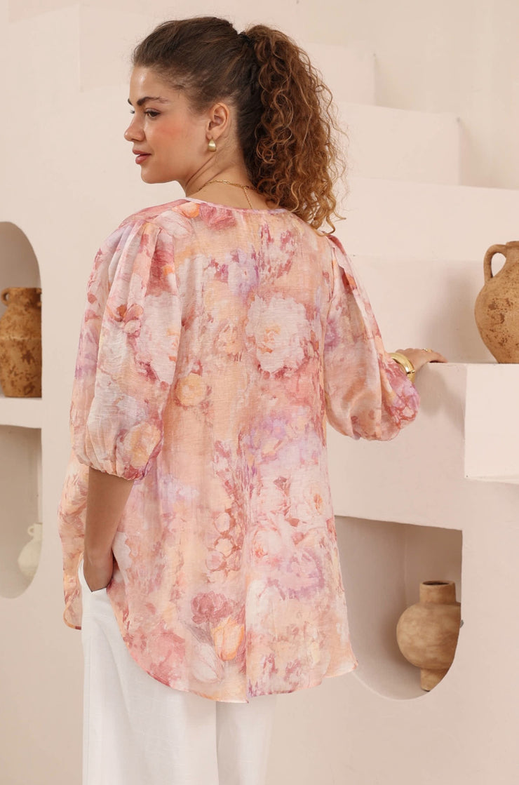 Amalie Top Multi Pink