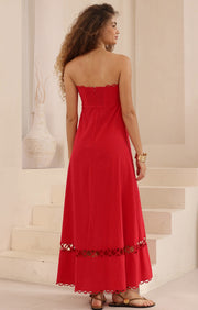 Monica Dress Red