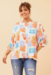 Mellisa shirt Multi Spring colours