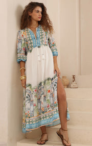 Deeanne Dress Multi Sage