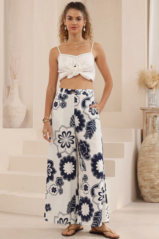 Sheridan Pants Navy/White