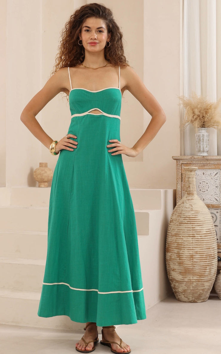 Courtney Dress Green