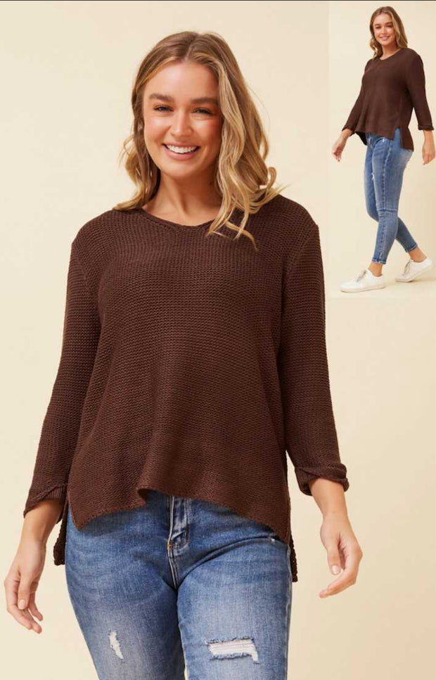 Theo knit Chocolate
