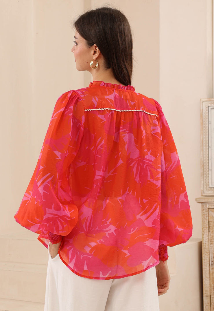 Rachel Shirt Pink/Red