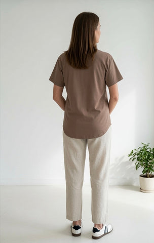 Tiger Tee Brown