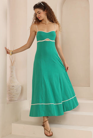 Courtney Dress Green