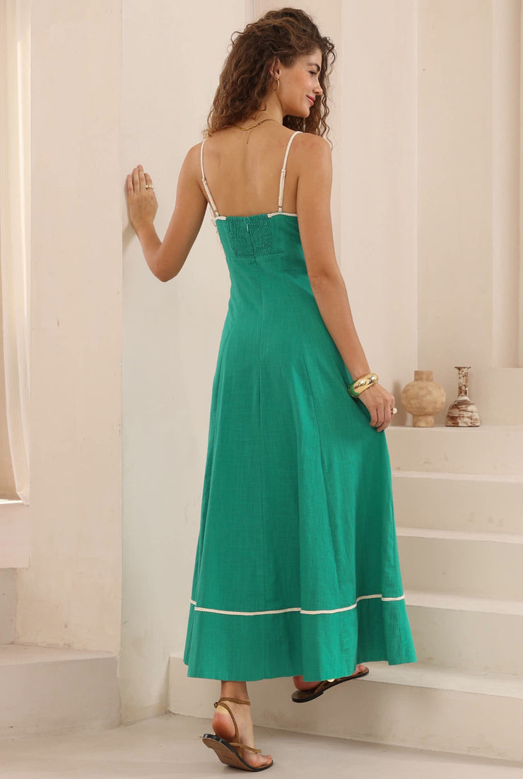 Courtney Dress Green