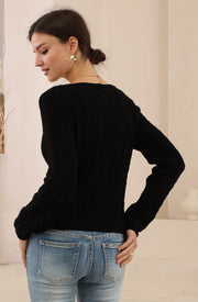 Roxy Fluffy Cardi Black
