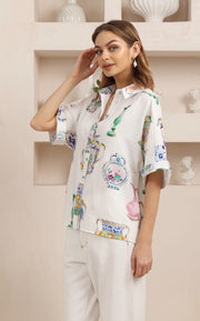 Rachel Shirt Multi White