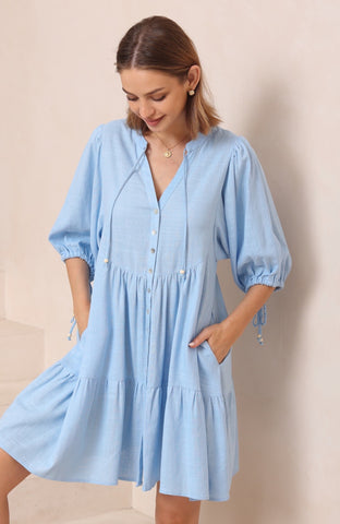 Tara dress Blue
