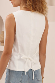Lola Vest White
