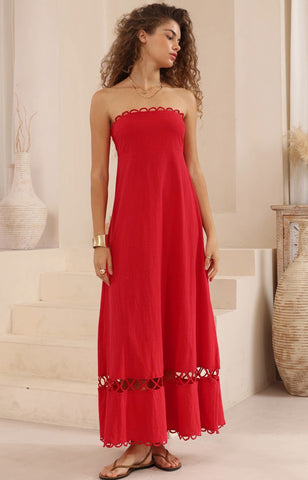 Monica Dress Red