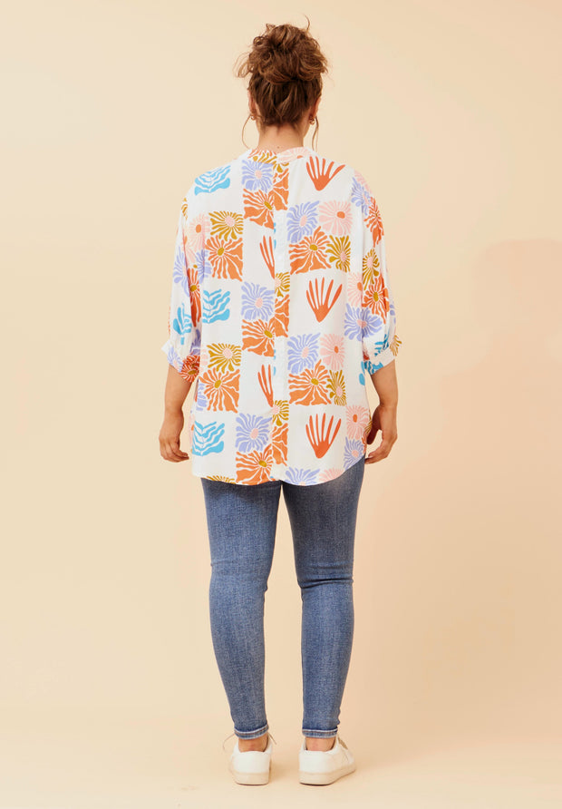 Mellisa shirt Multi Spring colours