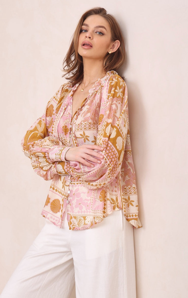 Sieanna Shirt Soft Floral