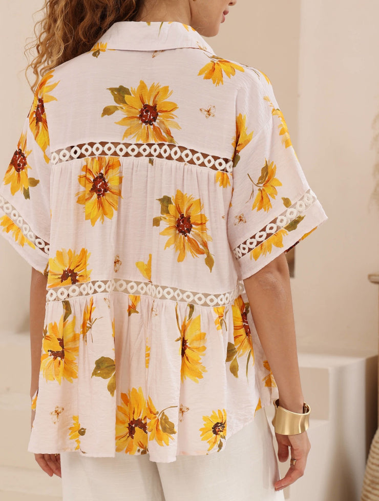 Nelly Shirt SunflowerPrint