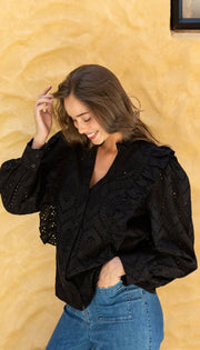 Teeghan Shirt Black