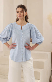 Brie Top Blue