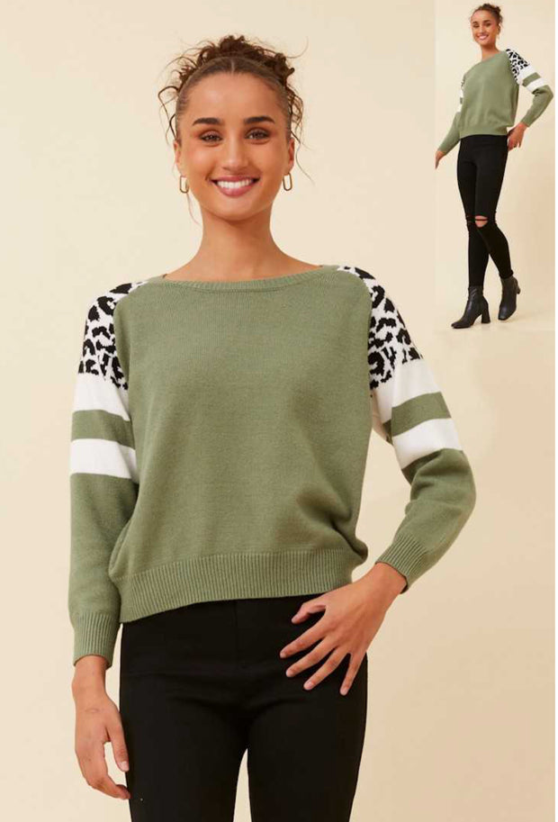 Molly knit Green Ash