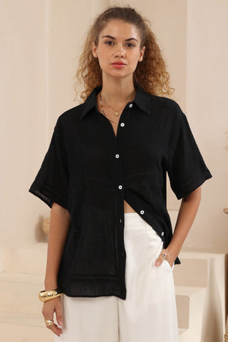 Riley Shirt Black