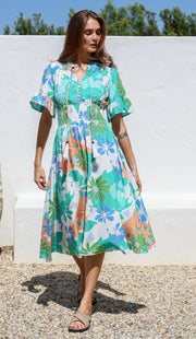 Rebecca Dress Multi/Green