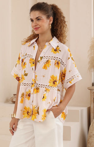 Nelly Shirt SunflowerPrint