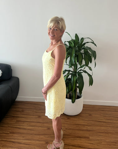 Mia dress Lemon
