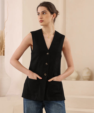 Vera Vest Black