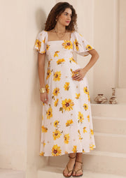 Shelby Dress Daisy print