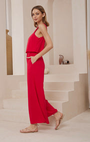 Jocelyn Jumpsuit Red