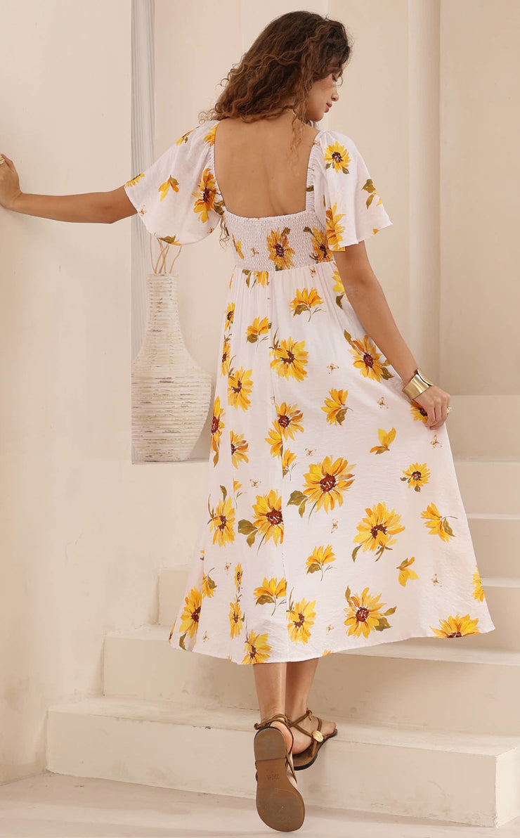 Shelby Dress Daisy print