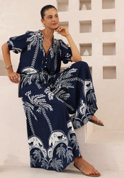 Joeanna Shirt Navy/White