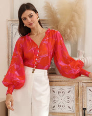 Rachel Shirt Pink/Red