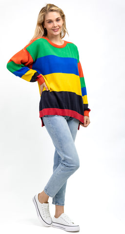 Brady Knit Multi Stripe