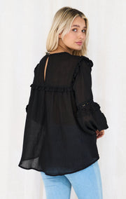 Sally  Shirt Black