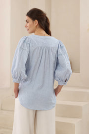 Brie Top Blue